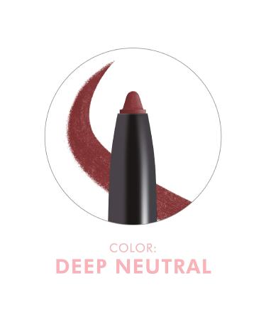 Beauty For Real D-Fine Lip Liner Pencil in Neutral Deep - Long-Wear Universal Shade for Perfect Lip Shape - Creamy Texture, No Sharpener Needed - 0.012 oz - Buy Online on SooperMarket.com