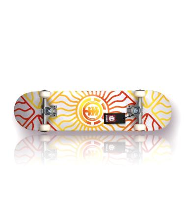 Element Solar Vibes II Multi-Color Complete Skateboard Size 7.75 New