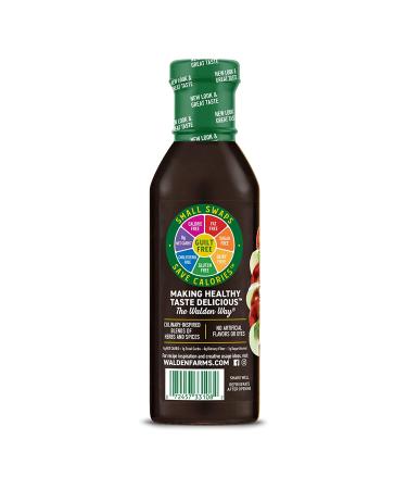 Walden Farms Balsamic Vinaigrette Dressing 2-Pack | Sugar-Free, Keto-Friendly, Vegan | 0g Net Carbs | Fresh Salad and Pizza Topping | 12 oz. Bottles - Buy Online on SooperMarket.com