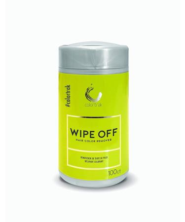 Colortrak Hair Color Remover Wipes Dispenser, Moist, Non-irritating Towelettes, Formulated with Aloe, Easily Remove Hair Color Stains from Skin, Convenient Canister, 100 Wipes 100 Count (Pack of 1)