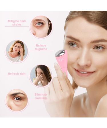 Hilph Facial Roller Beauty Massager - Enhance Eye Cream Absorption & Reduce Fine Lines - Pink - Buy Online on SooperMarket.com