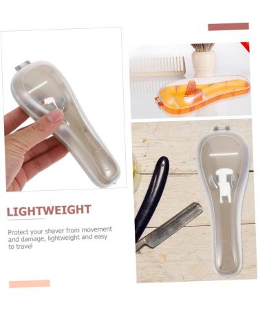 Angoily 2-Pack Razor Storage Box | Hard Shell Case for Safe Beard Travel | Durable Plastic Stand & Electrorasiser Holder - Buy Online on SooperMarket.com