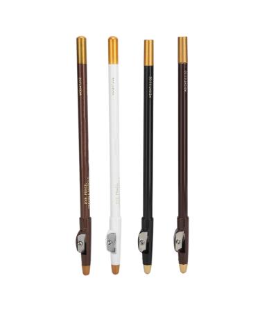 4PCs Barber Pencil Bart Filler B rste Hairline Barber Pencil Friseurstift With Spitzer Hair approach Bartstift Hair Bartform Accessories Fill the sparse part of the beard