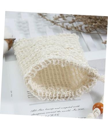 FRCOLOR 10 Pcs Mesh Soap Bags - Soap Saver Pouches & Soap Holders for Foaming & Bathing - Durable Cotton Drawstring & Sisal Design - Buy Online on SooperMarket.com
