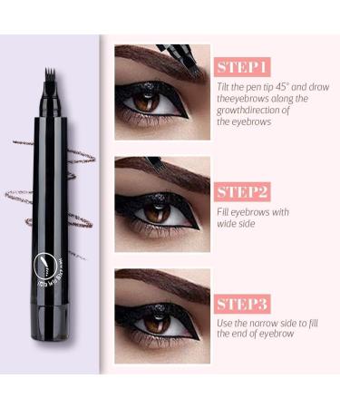 Waterproof Natural Eyebrow Pencil Precision Eyebrow Pencil Natural Fine Stroke Microblade Eyebrow Pencil Create Natural Eyebrows Easily Beautiful and Long-Lasting Waterproof Eyebrow Pencil Reddish Brown - Buy Online on SooperMarket.com