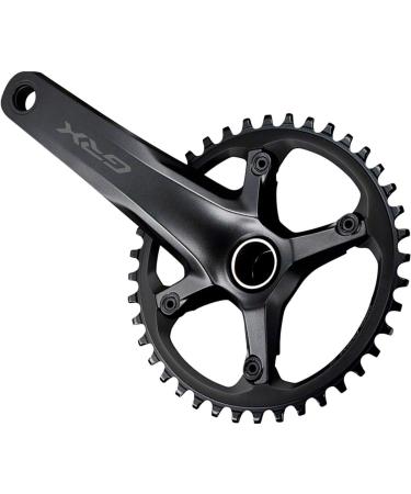 Shimano GRX FC-RX600-1 Crankset - 170mm 11-Speed 40t Black - Hollowtech II Spindle Interface - Buy Online on SooperMarket.com