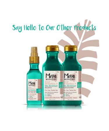 Maui Moisture Color Protection Shampoo 13 Fl Oz - Rich Sea Minerals and Algae Formula for Color-Treated Hair - Buy Online on SooperMarket.com