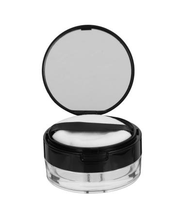 Mikinona Cosmetic Case with Powder Puff Make up Containers Puff Case Cosmetic Cases for Traveling Blusher