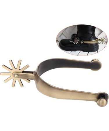 Asixxsix Western Spurs - Rust-Proof Zinc Alloy Cowboy Spurs for Men and Women Riders | Exquisite Equestrian Gear Accessories - Buy Online on SooperMarket.com