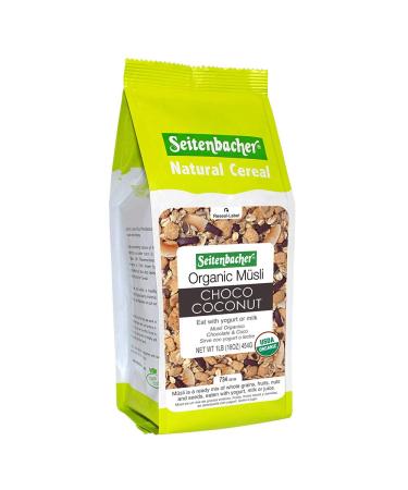 Seitenbacher Organic Muesli Choco Coconut Natural Cereal, 16 Ounce