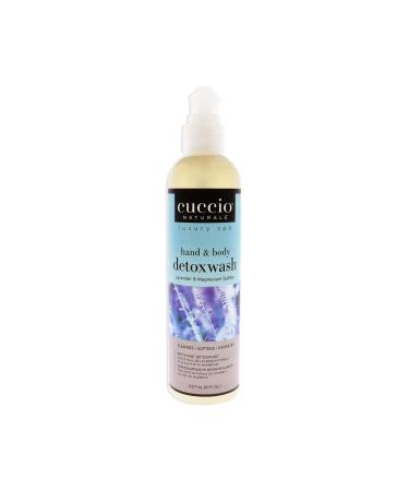 Cuccio Naturale Hand And Body Detoxwash - Helps Get Silky Smooth Skin And Leaves It Delecately Scented - Exfoliates Cleanses - Refreses And Hydrates - Lavendar And Magnesium Sulfate - 8 Oz