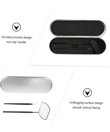 1 Set Eyelash Inspection Mirror & Lash Pick-Up Stick - Essential Salon Tool for Eyelash Extensions | Beauty Tools for Women - Buy Online on SooperMarket.com