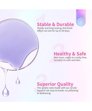 Saviland 120ml Monomer Acrylic Nail Liquid - Non-Yellowing Formula for Acrylic Nails Nail Extensions & DIY Applications - Buy Online on SooperMarket.com