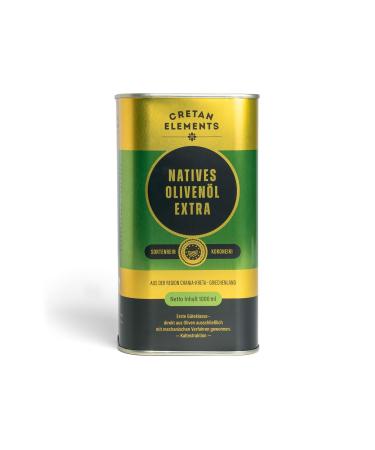 Cretan Elements - Extra Virgin Olive Oil 1 liter | Olive oil from Crete - Greece