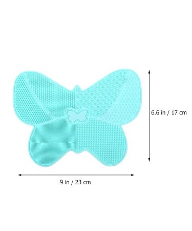 1pc Silicone Scrub Pad Eco-Friendly Makeup Applicator & Cleaning Tool | 23x17cm Green Perfect for Beauty Kits & Cosmetic Care - Buy Online on SooperMarket.com
