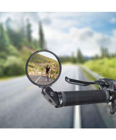 Homieway HD Convex Bicycle Mirror for E-Bikes - 360 Rotatable & Foldable - Universal Handlebar Mirror for 16-22mm Bars - Buy Online on SooperMarket.com