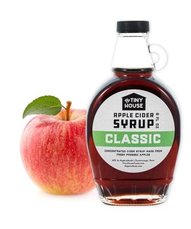 The Tiny House Classic Apple Cider Syrup Handmade Concentrated Cider Syrup from Fresh Pressed Apples 8 Ounce
