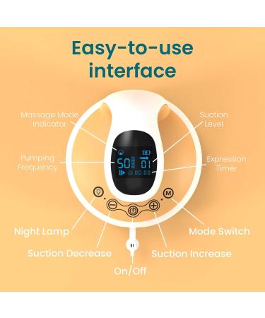 TensCare Nouri Duo-Double Electric Pump. Quiet with a Night Light and Back Lit Display to Pump Day or Night. 17 Suction Levels and 4 Pumping Frequencies for Efficient Milk Expression White - Buy Online on SooperMarket.com