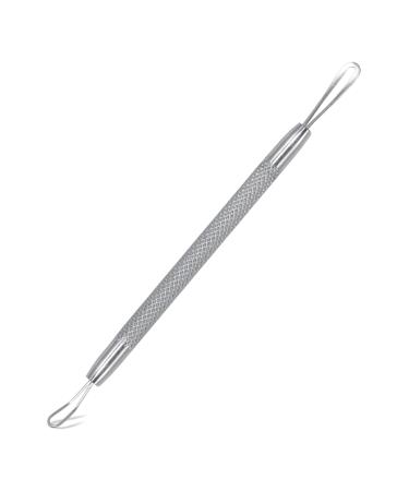 ME MAXEQUIP Blackhead Remover Pimple Popper Blemish Comedone Extractor Acne Tool Pimple Spot Popper Komedon Double Side Soft Touch and No-Slip Skincare for Whitehead Removal Stainless Steel