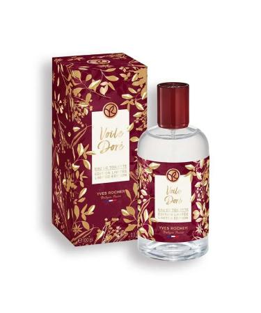 Yves Rocher Voile Dore Golden Vanilla Perfume for Women Long Lasting Fragrance 100 ml./3.3 fl.oz.