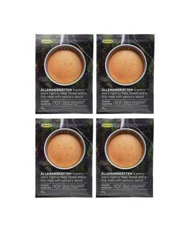 Meatball Sauce - Authentic Swedish meatball sauce Gravy for Ikea Meatballs and More - Bread Sauce Mix - Pack of 4 (4x28g)