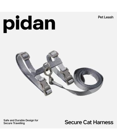 Shop Pidan Cat Dishes & Leash - Adjustable Travel-Friendly Bite-Proof Pet-Safe Dish for Cats | Gray | Fits All Sizes - Buy Online on SooperMarket.com