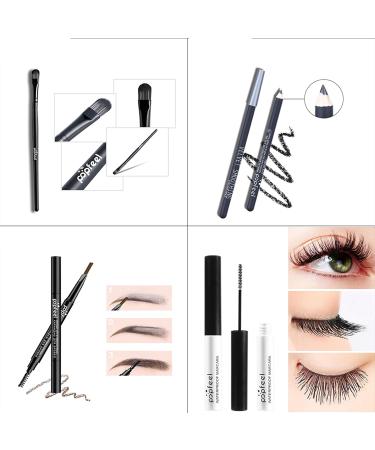 All-in-One Makeup Kit | 40 Colors Eyeshadow Palette & Full Starter Set | Perfect Christmas Gift for Women & Teens | Includes Brushes Brow Pencil & Mascara - Buy Online on SooperMarket.com