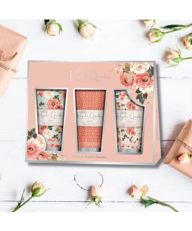 Baylis & Harding Royale Garden Peach Peony & Jasmine Luxury Hand Treats Gift Set - Vegan Friendly - Buy Online on SooperMarket.com