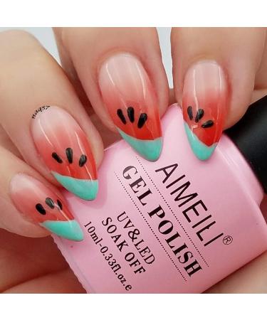 AIMEILI Soak Off UV LED Temperature Colour Changing Chameleon Gel Nail Polish Multicolour/Mix Colour/Combo Colour Set Of 6pcs X 10ml - Kit 15 KIT6-15 1.67 ml (Pack of 6) - Buy Online on SooperMarket.com