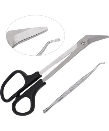 Professional Nail Scissors Long Handled Sharpp Nail Clippers Cutters Stainless Steel Manicure Scissors for Fingernail & Toenail - Buy Online on SooperMarket.com