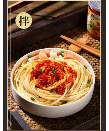 Garlic and chili sauce 200g/can handmade chili sauce in China main course and side dishes rice toppings ready to eat food special spicy chili sauce black bean sauce (1 can) - Buy Online on SooperMarket.com