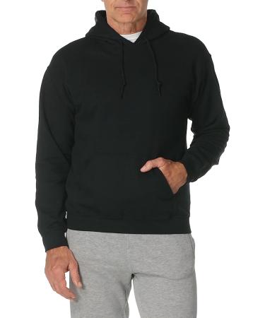 Gildan Adult Fleece Hooded Sweatshirt - G18500 - Medium Black - Buy Online on SooperMarket.com