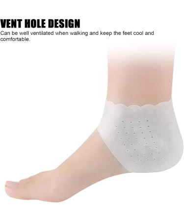 5 Pair Heel Protectors for Shoes Moisturizing Heel Socks Heel Pads Cushion Protectors Moisturizing Heel Protective Cover Wrap for Women to Heal and Treat Dry Cracked Heels(White) - Buy Online on SooperMarket.com