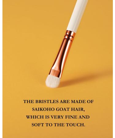 Eyeshadow Brush EIGSHOWBEAUTY Professional Eye Shadow Brush with Saikoho Goat Hair Premium Eye Makeup Brush For Blending Smudging Shading (E831) - Buy Online on SooperMarket.com