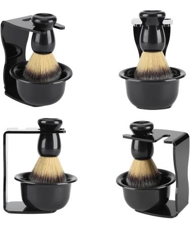 Akozon Shaving Tools Set - 3 PCS Professional Men's Shaving Brush Stand & Bowl for Ultimate Grooming Experience - Buy Online on SooperMarket.com