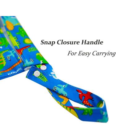 FenFang Wet Bag 2 PCS - Waterproof Reusable Wet Dry Bags for Cloth Diapers - Blue - Buy Online on SooperMarket.com
