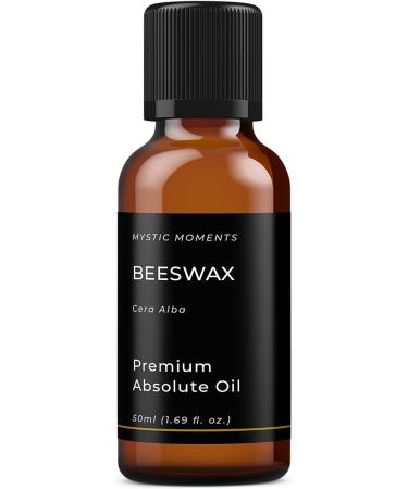 Mystic Moments Beeswax Absolute Oil 50ml - Pure & Natural for Skincare, Perfumery & Aromatherapy - Buy Online on SooperMarket.com