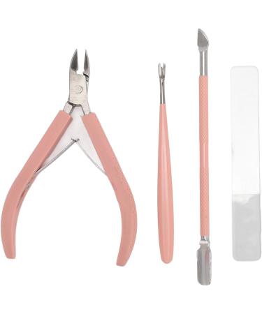 Nail Clipper Set Stainless Steel Multifunctional Portable Manicure Tool Set for Home Shop Travel (Pink) - Buy Online on SooperMarket.com