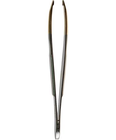 3 Claveles 12240 Straight Hair Tweezer Gold Tip 8 cm - Buy Online on SooperMarket.com