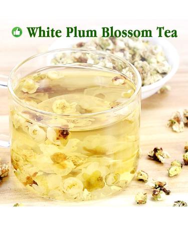 Organic White Plum Blossom Tea - Dried Flower Herbal Green Tea 35g | Plant Poison White Plum Flower Tea for Health Benefits - Buy Online on SooperMarket.com