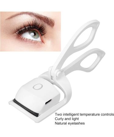 Heated Eyelash Curler 24 Hours Long Lasting Rechargeable Electric Eyelash Curler Curved Design Small and Portable for Travel - Buy Online on SooperMarket.com
