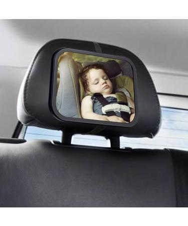 Baby Car Seat Mirror - Rear View Baby Mirror for Safe Drive | Newborn Essentials - Buy Online on SooperMarket.com