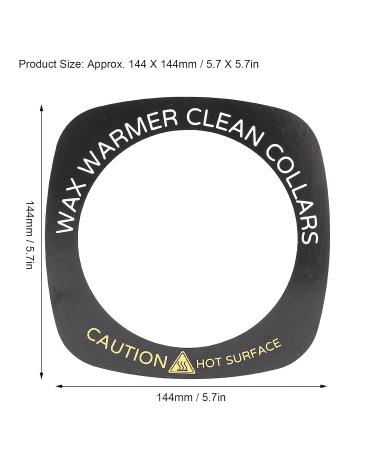 Buy Wax Warmer Collar & Paper Wax Warmer Ring - Protection for Home & Professional Use - Compatible with Standard Size Wax Warmers - Buy Online on SooperMarket.com