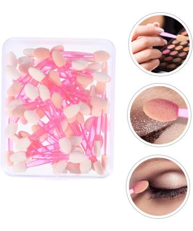 Beavorty 50pcs Double Ended Eyeshadow Brush Latex Outfit Premium Makeup Woman Makeup Tools Fan Sponge - Buy Online on SooperMarket.com