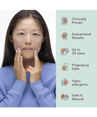 Dermaclara Siliconefusion Eyes and Mouth Patches - Reusable Hypoallergenic Silicone for Fine Lines, Wrinkles, Scars - 4 ct - Buy Online on SooperMarket.com