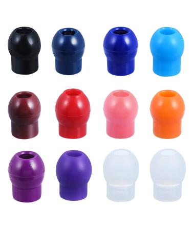 BBTO 36 Pieces Replacement Ear Tips for Stethoscopes | Universal Soft-Sealing Earbuds in Rainbow Colors | 30 Colored & 6 Transparent Options - Buy Online on SooperMarket.com