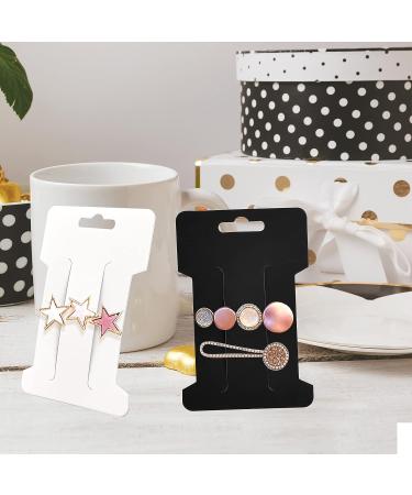 Coopay 150 Piece Hair Clip Display Cards - Multicolor Rectangular Paper Cards for Hair Accessories Organization - 4-1/4 x 2-3/4 Inches - Buy Online on SooperMarket.com
