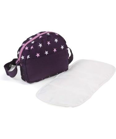 Bayer Chic 2000 853-71 Diaper Bag for Dolls | Purple Stars Doll Wrap Bag | Premium Doll Accessories - Buy Online on SooperMarket.com