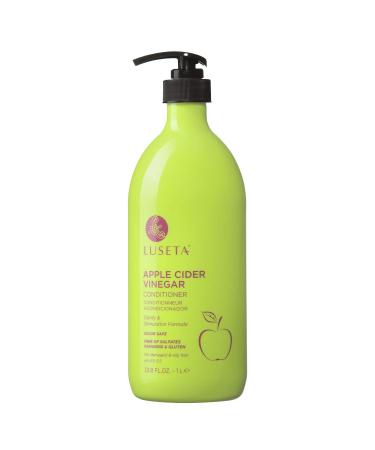 Luseta Apple Cider Vinegar Conditioner for Damaged and Oily Hair -Infused with Pyrus Malus for Clarify & Stimulation Sulfate Free Paraben Free 33.8oz