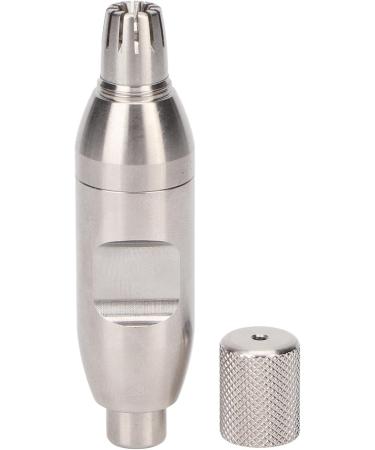 Ergonomic Manual Nose Hair Trimmer - Portable Stainless Steel Design for Men & Women - Easy Clean & Tidy - Buy Online on SooperMarket.com